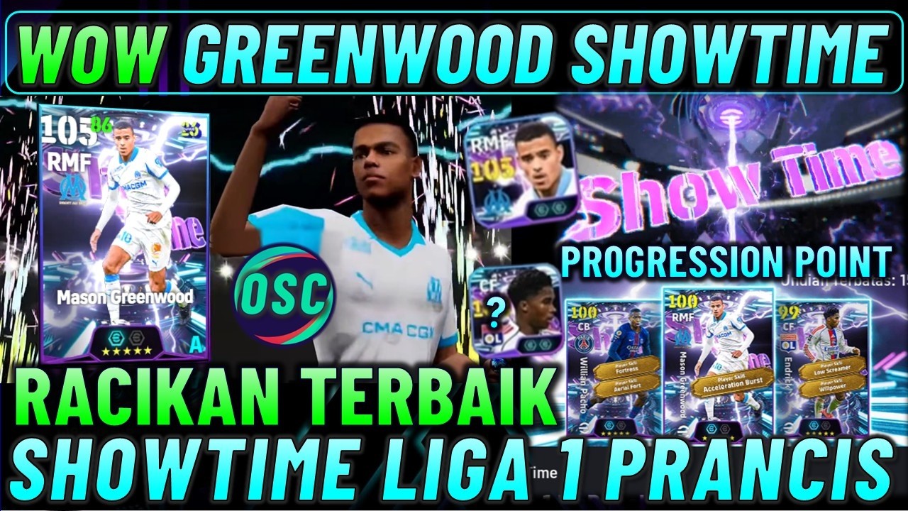 WOW GREENWOOD SHOWTIME !! RACIKAN TERBAIK ENDRICK & PACHO SHOWTIME LIGA PRANCIS EFOOTBALL 2026.