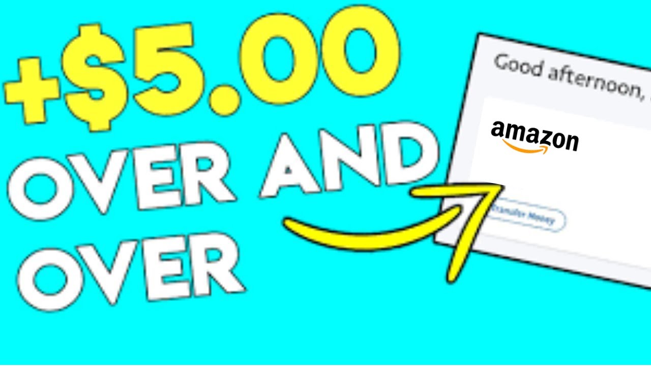 HOW TO GET $5 AMAZON  GIFT CARD  INSTANTLY OVER & OVER AGAIN
