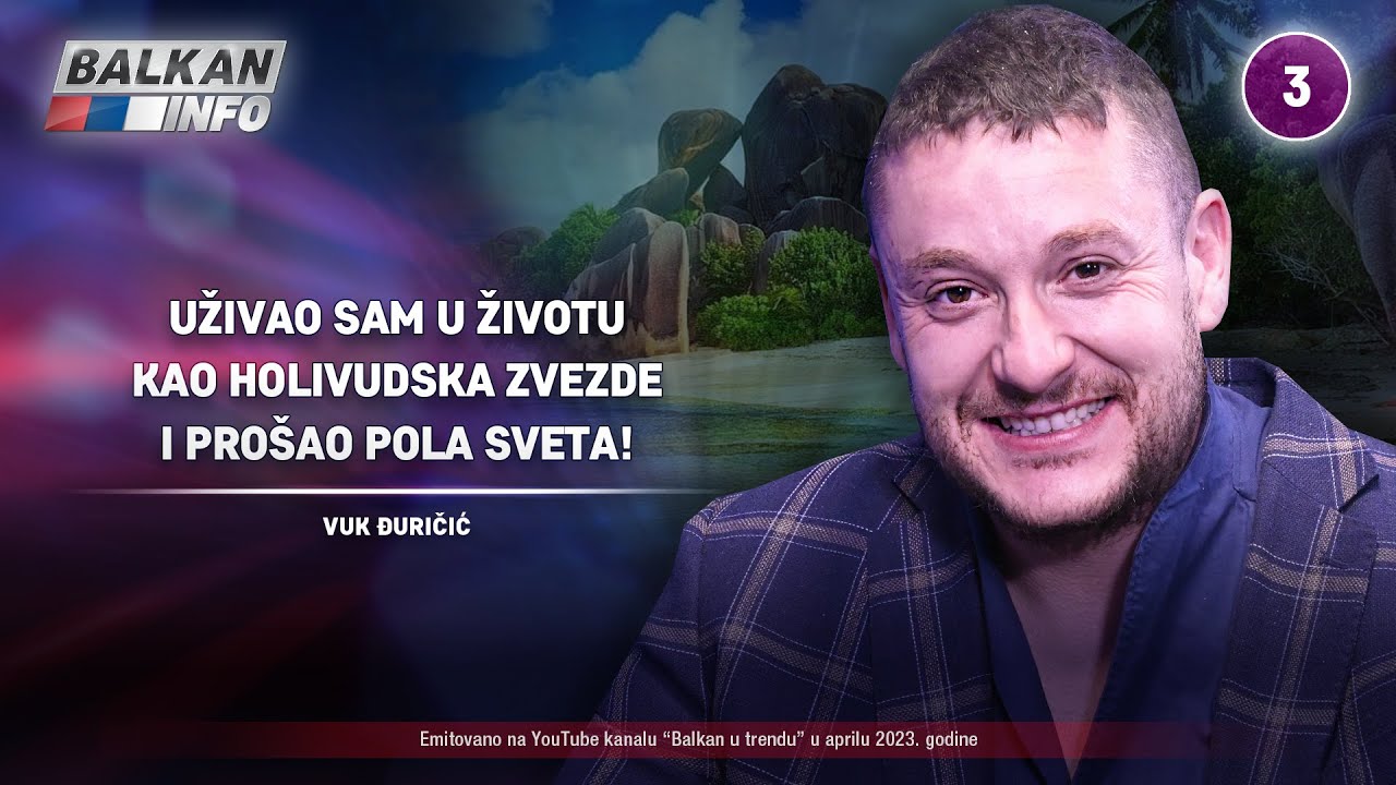 INTERVJU: Vuk Đuričić - Uživao sam u životu kao holivudska zvezde i pro&scaron;ao pola sveta! (25.4.2023)