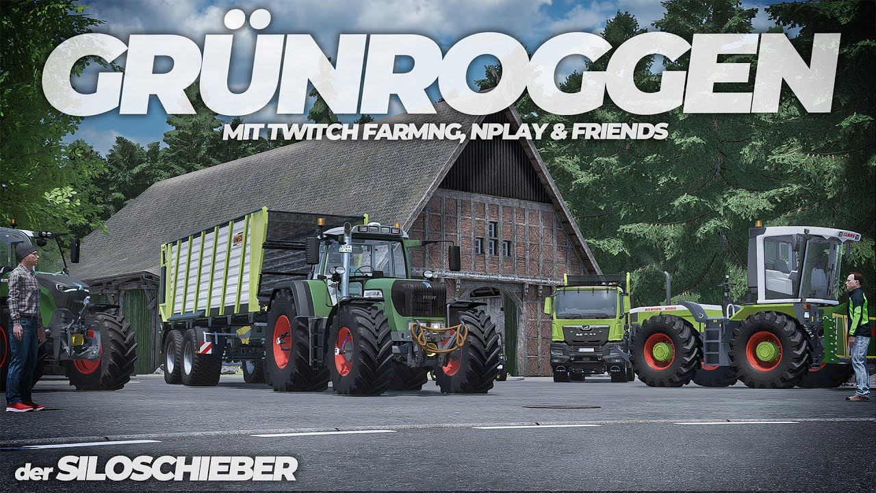 Der Siloschieber | 1/3 | Das große HÄCKSELN mit NPLAY, TwitchFarming & Friends 😀🌱 | LS22