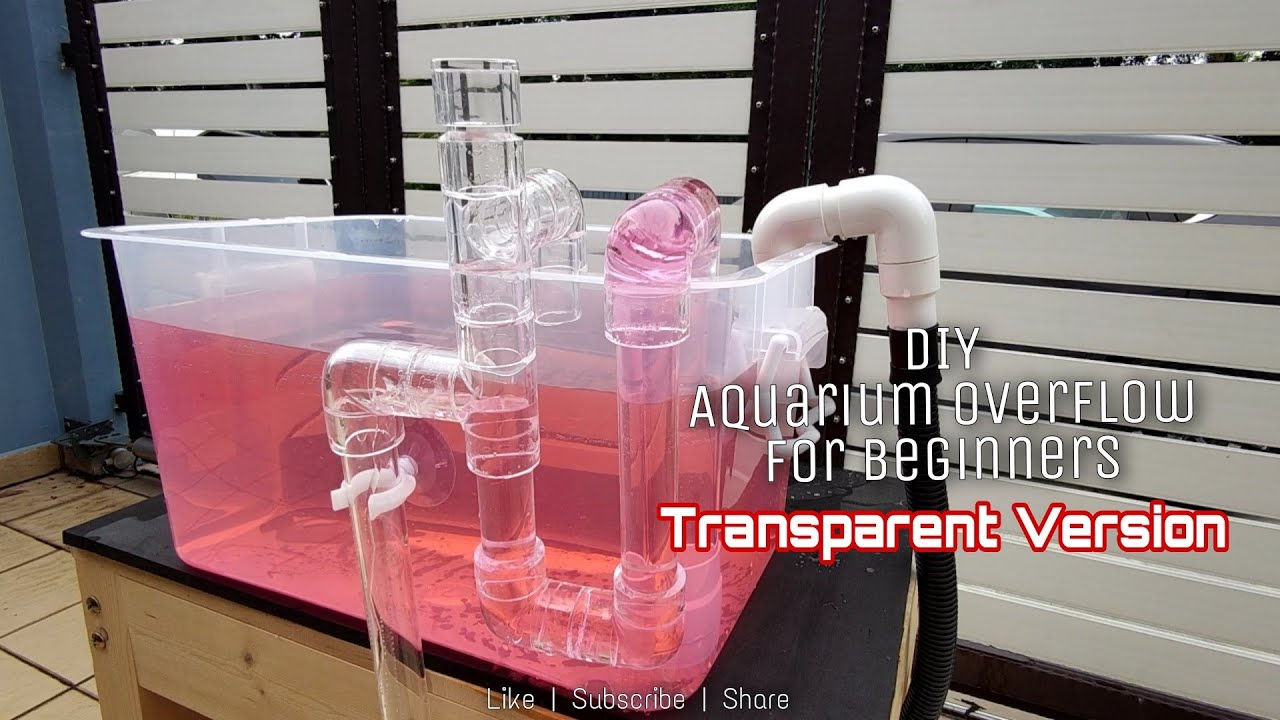 DIY Transparent Aquarium Overflow - Making sure it will work 100%