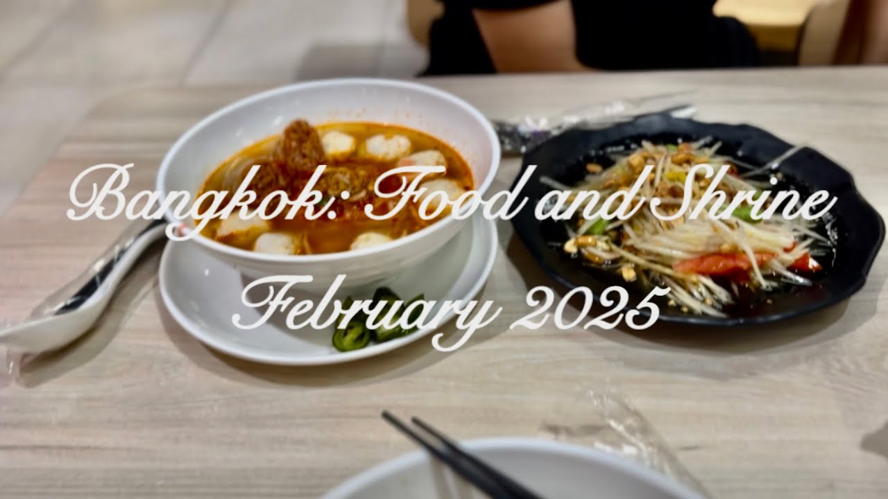 Bangkok: Food and Shrine - a series of 3 minutes