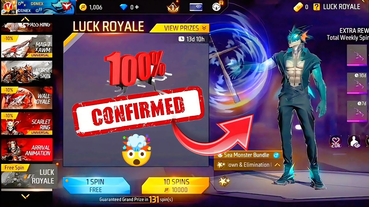Next gold royal bundle confirm 😍  || OB55 Update New gold royal bundle 