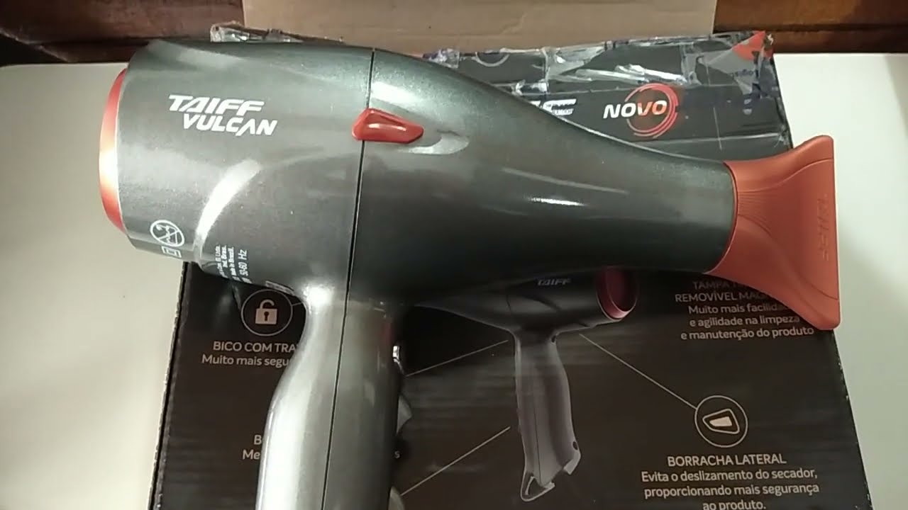 Secador Taiff vulcan 2500W opinião 🤔 sincera