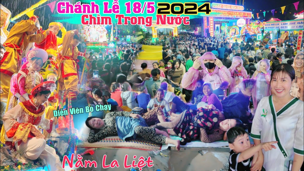 Đêm chánh lễ ngập trong nước, người nằm la liệt Đại Lễ 18 tháng 5 năm 2024 PGHH