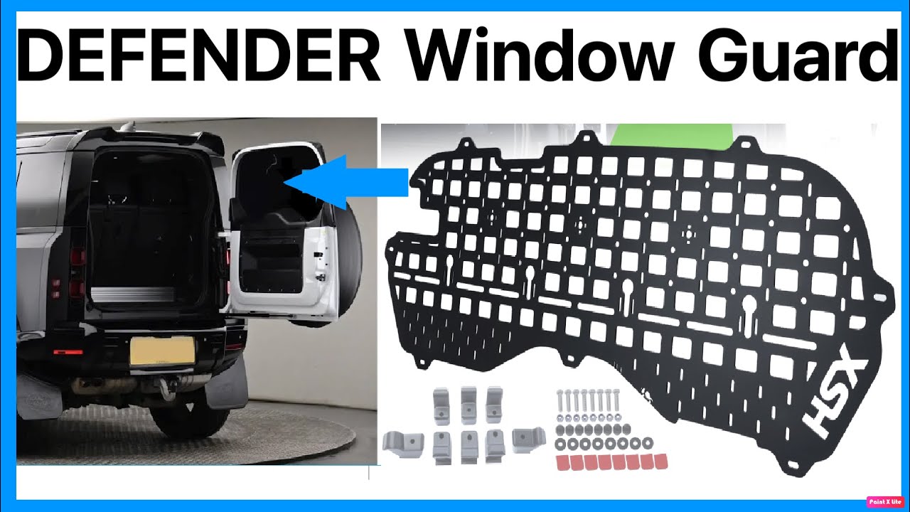 Защитная пластина на заднюю дверь/окно для нового Land Rover Defender L663