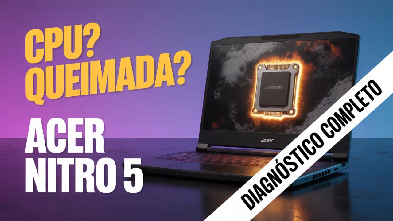 ACER NITRO 5 SEM SINAL DE VIDA — DIAGNÓSTICO PROFISSIONAL