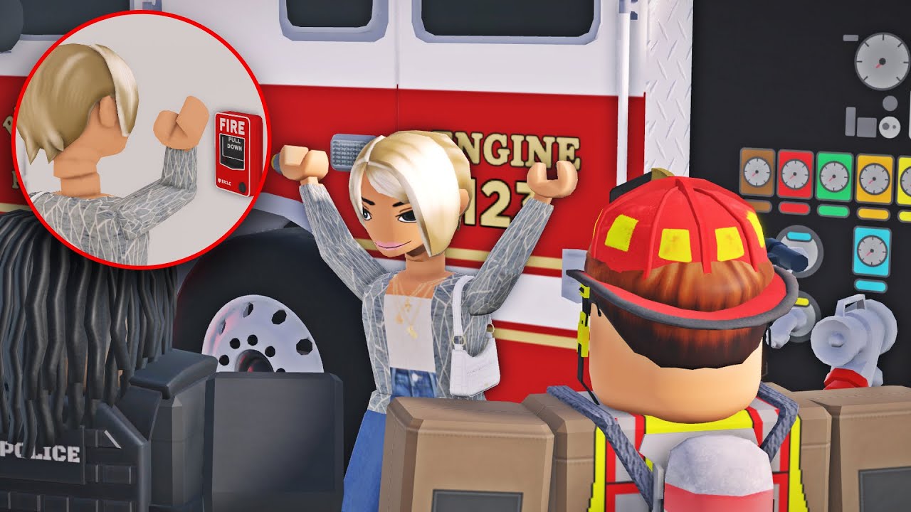 Angry KAREN Pulls FIRE ALARM in my Dealership! - ERLC Roleplay