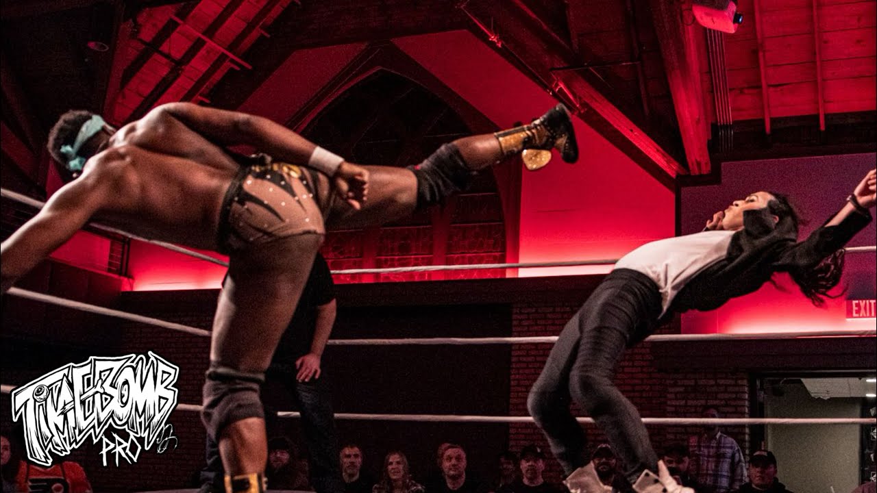 FREE MATCH: Jah-C vs. Santana Jackson - Timebomb Pro Wrestling