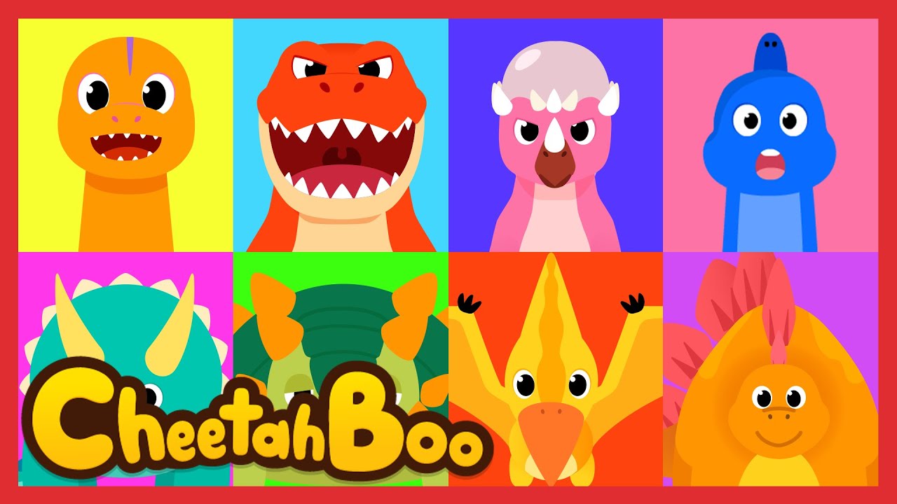 My tail is gone! | 🦕Dinosaurs for kids | Nursery rhymes | Kids song | #Cheetahboo