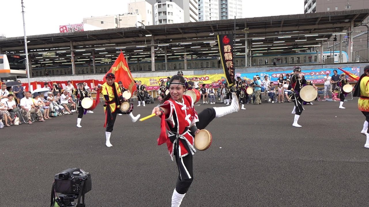 昇龍祭太鼓 (3/3 五穀豊穣～オジー自慢のオリオンビール) in 中野チャンプルーフェスタ 2017