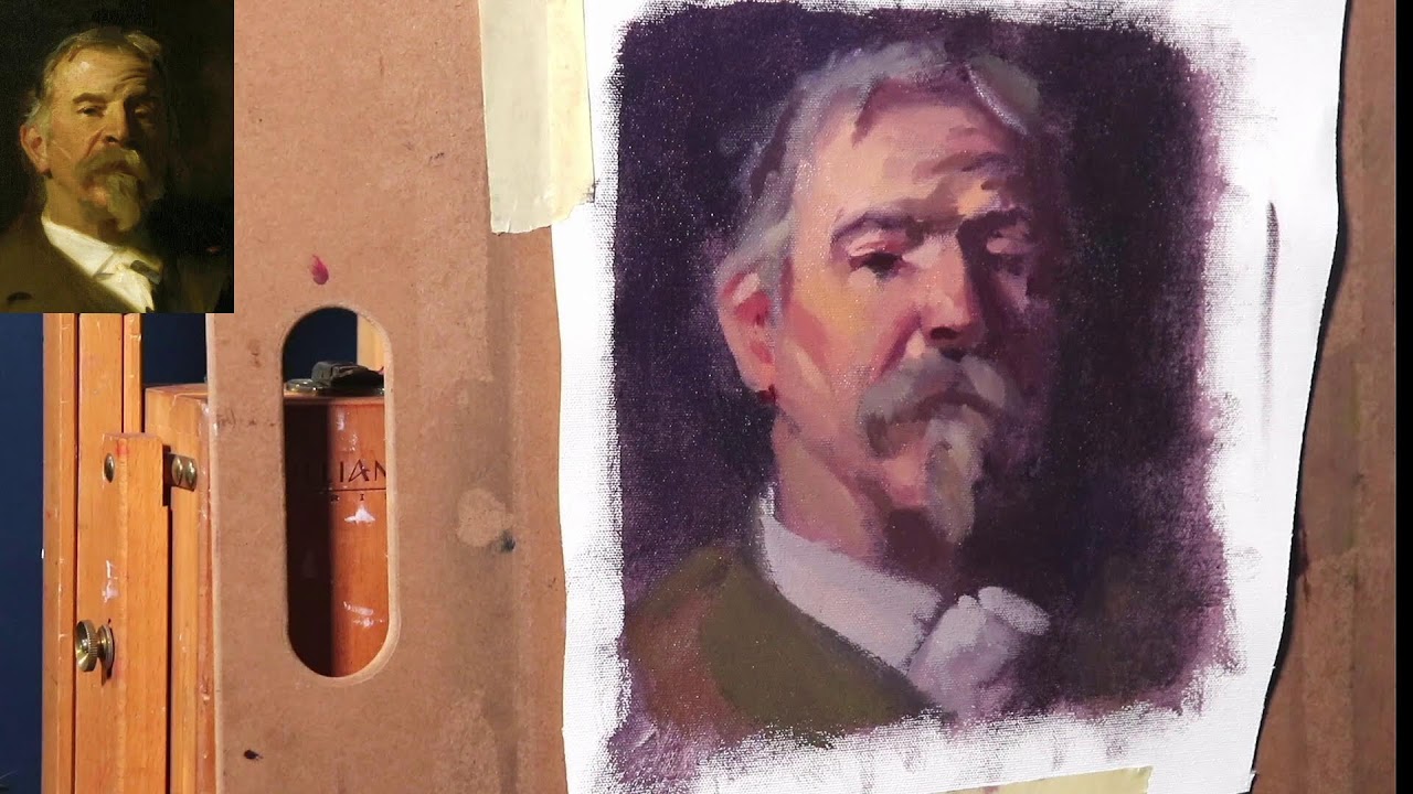 Starting a New Sargent with COBRA Talens Water Mixable Oils