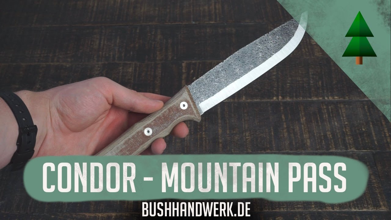 Condor - Mountain Pass Camp Messervorstellung | Bushhandwerk - Der Outdoor Store