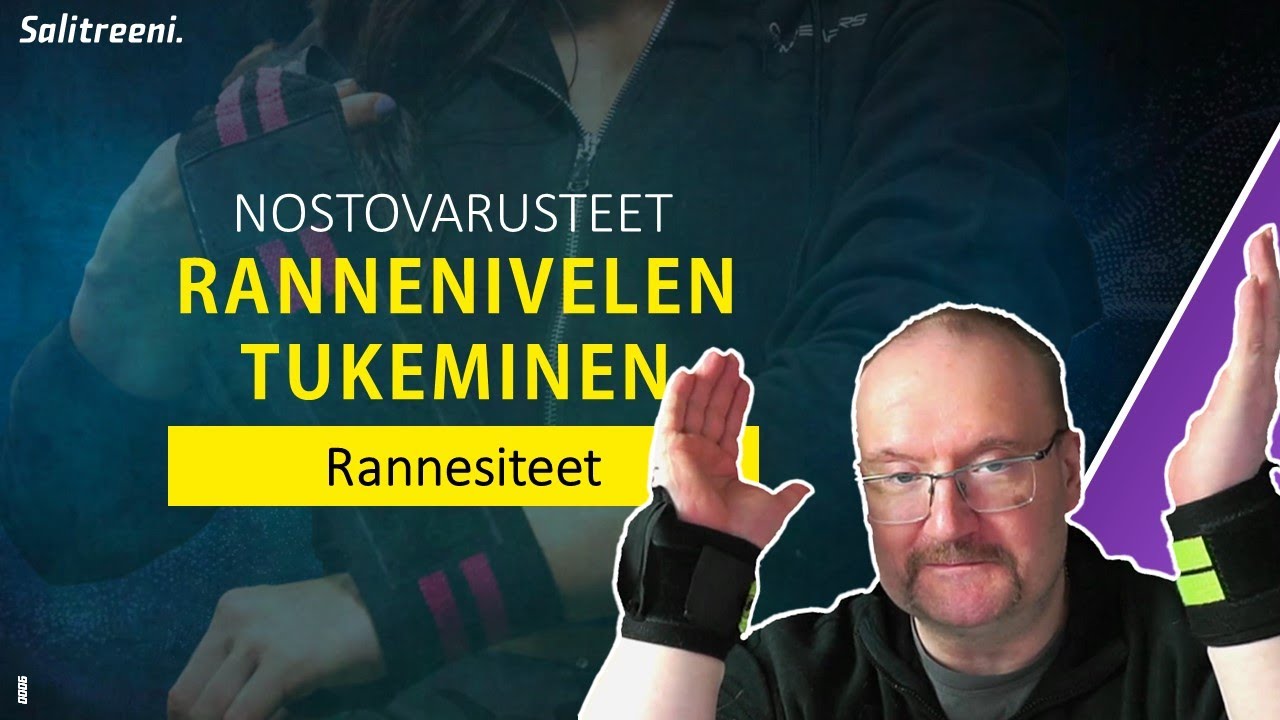Nostovarusteet, rannenivelen tukeminen - Rannesiteet