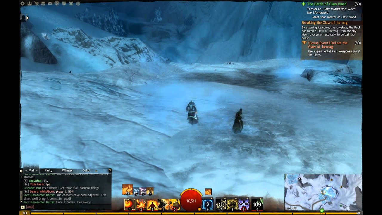 Guild Wars 2 - Crash Landing Achievement (Claw of Jormag)