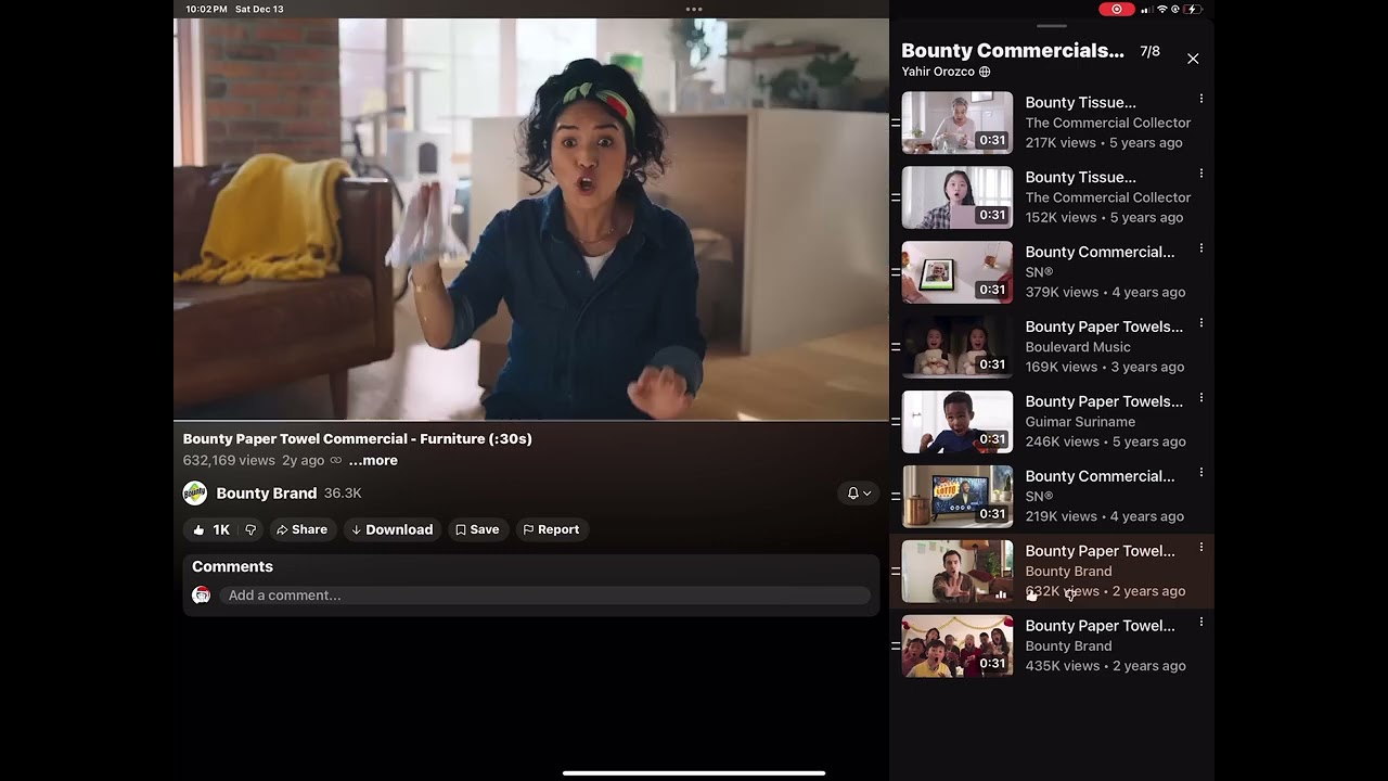 Bounty commercial 