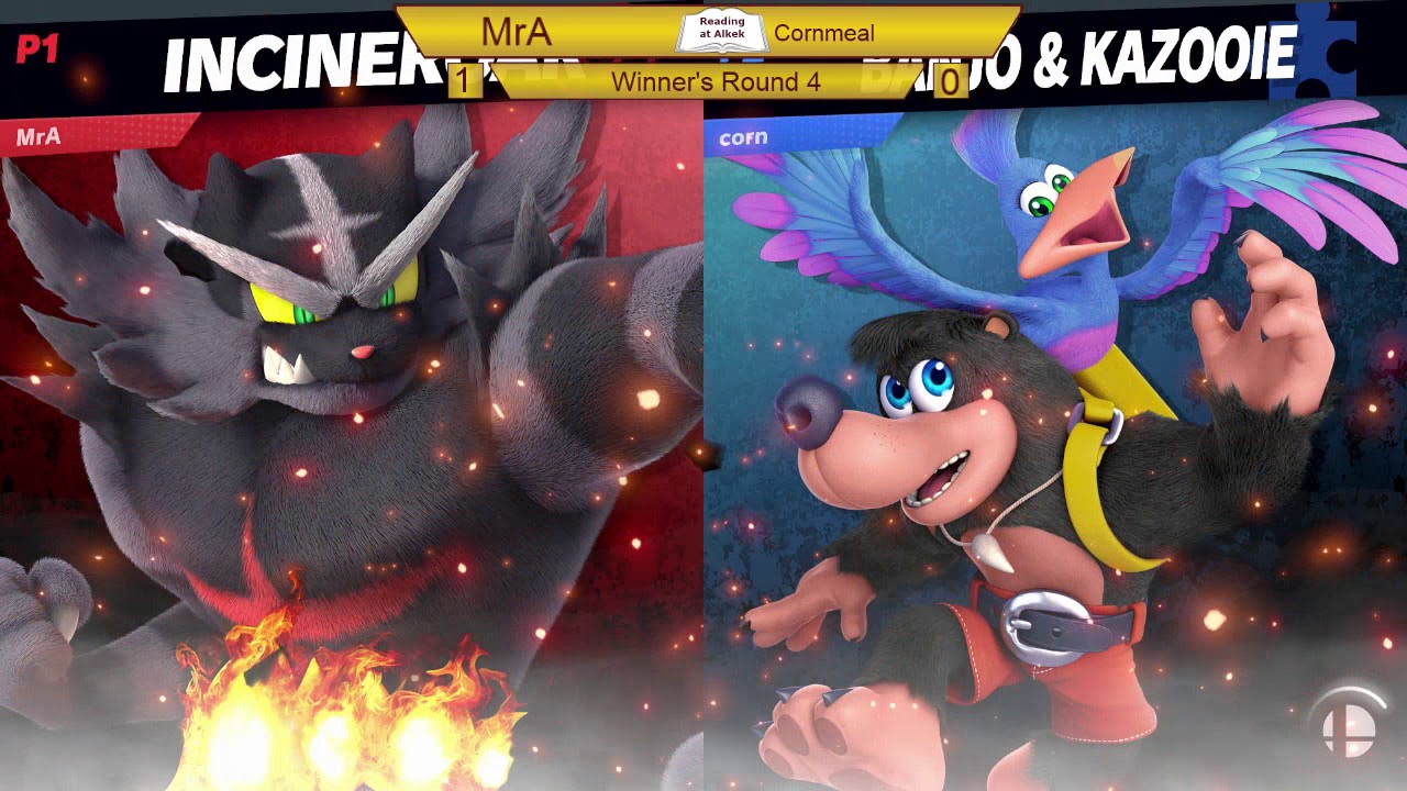 MrA (Incineroar) vs Cornmeal (Banjo) Winner's Round 4 RAA Season 5 Week 2