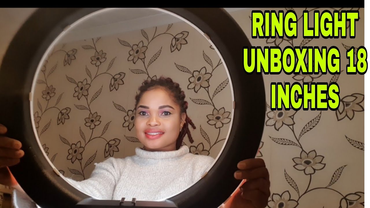 Affordable Ring Light  For youtube videos 18Inches/ Review/Camera or Phone Holder not Compatible.