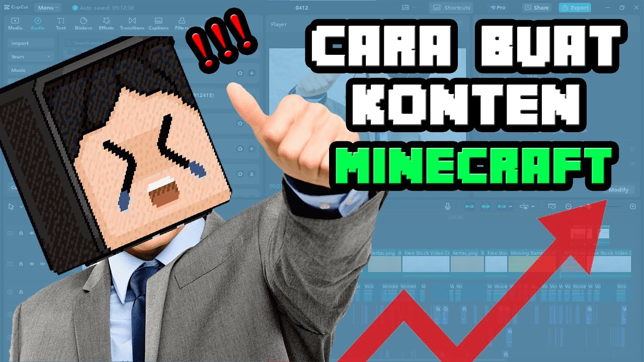 Bikin Konten Minecraft dari nol, langsung bisa upload ke YouTube!