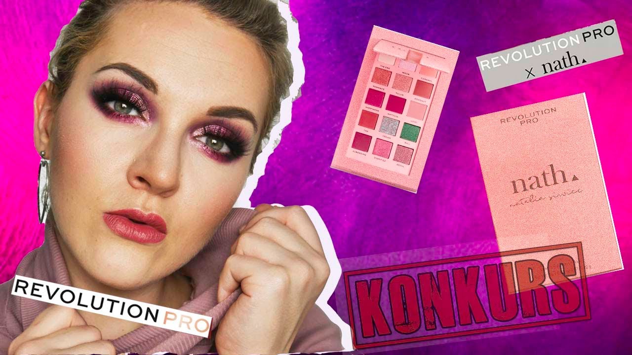 ✨✨ REVOLUTION PRO x Nath | I'm not afraid to sparkleTEST palety i moja opinia 🧐🧐  KONKURS