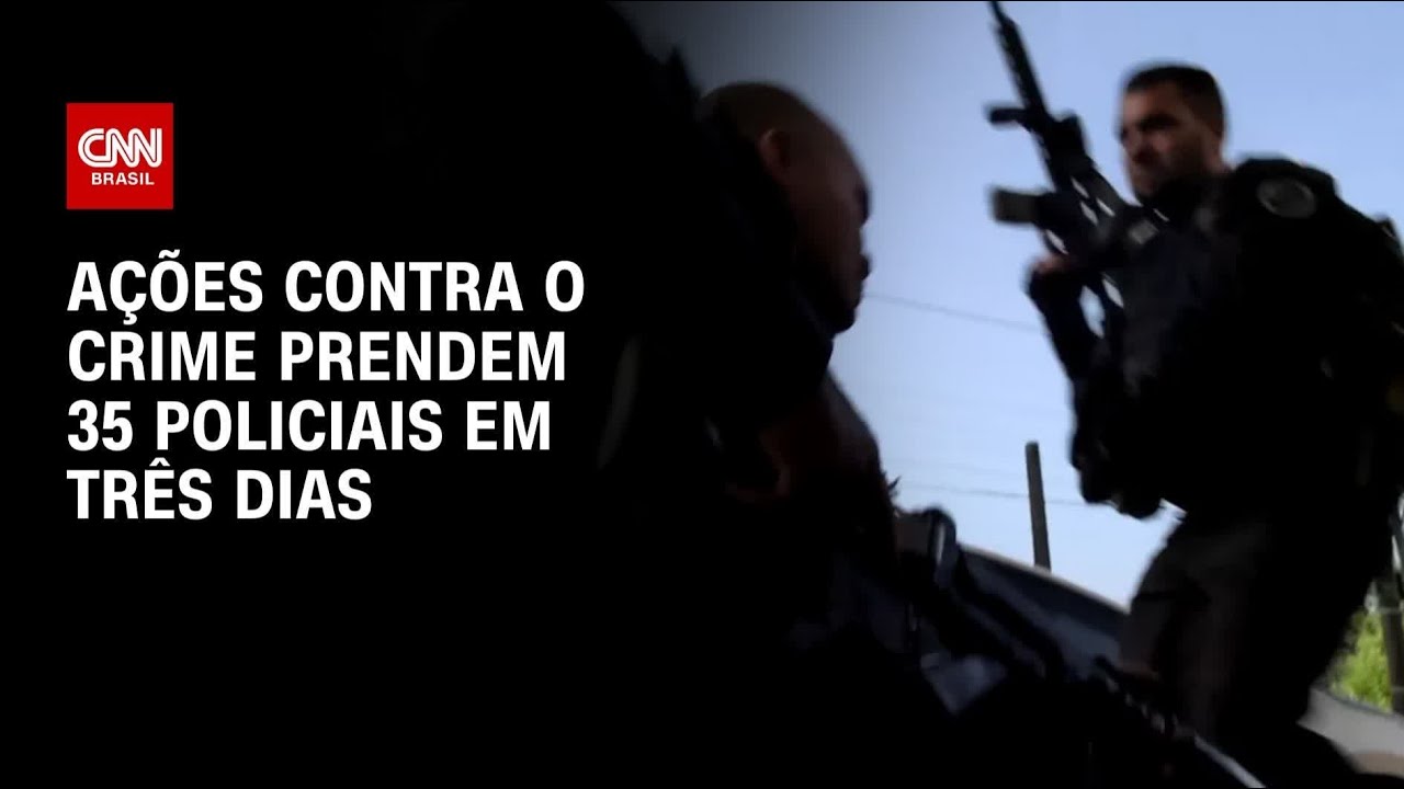 Mais de 30 policiais foram presos em três dias durante operações no RJ | CNN 360°