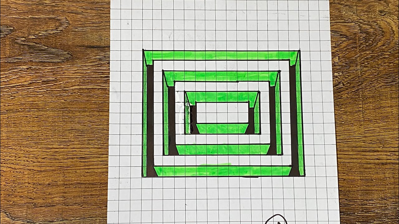 How to Make 3D Drawing| 3D Trick Art On Paper | Learn Step by Step