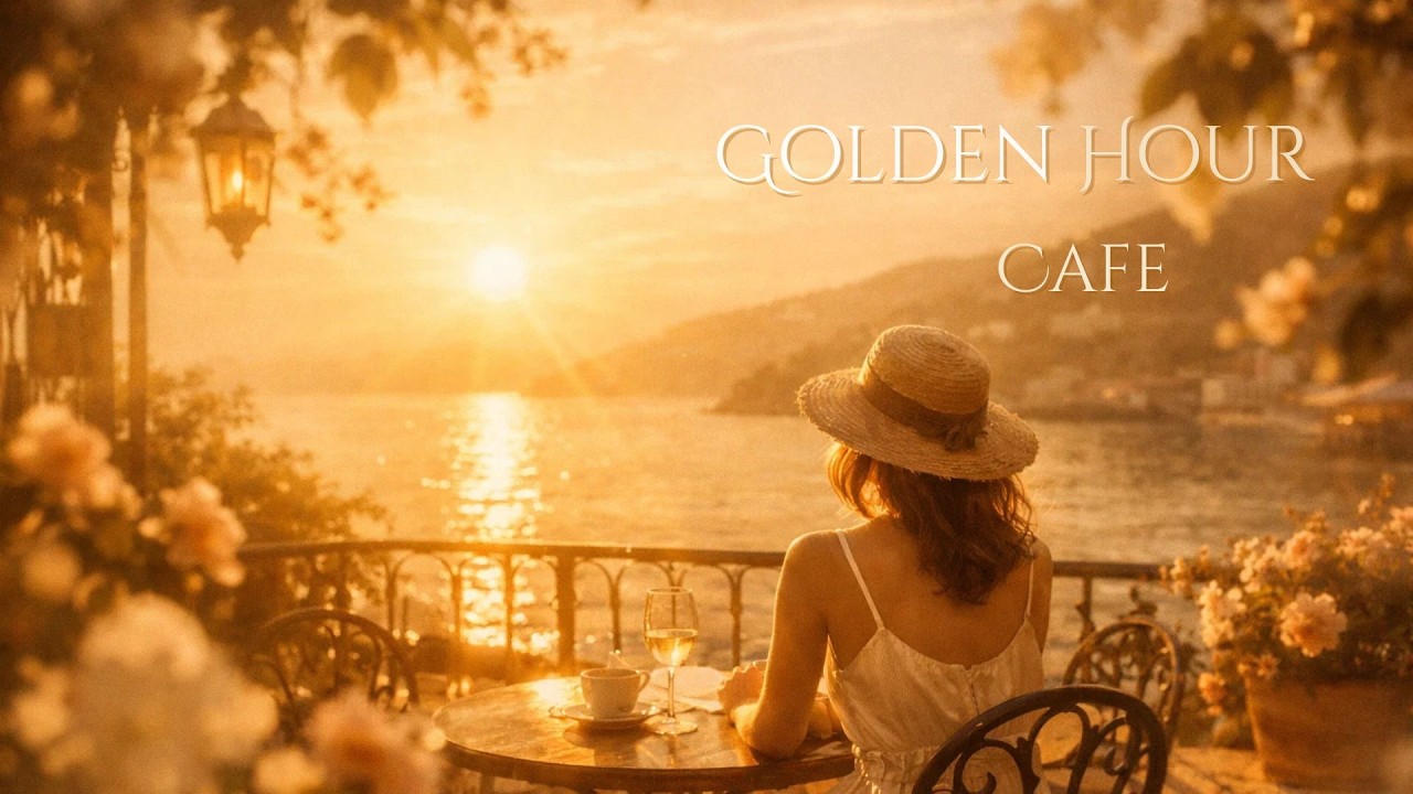 Golden Hour Cafe Music | Fresh Acoustic Guitar for Study, Work & Relaxation