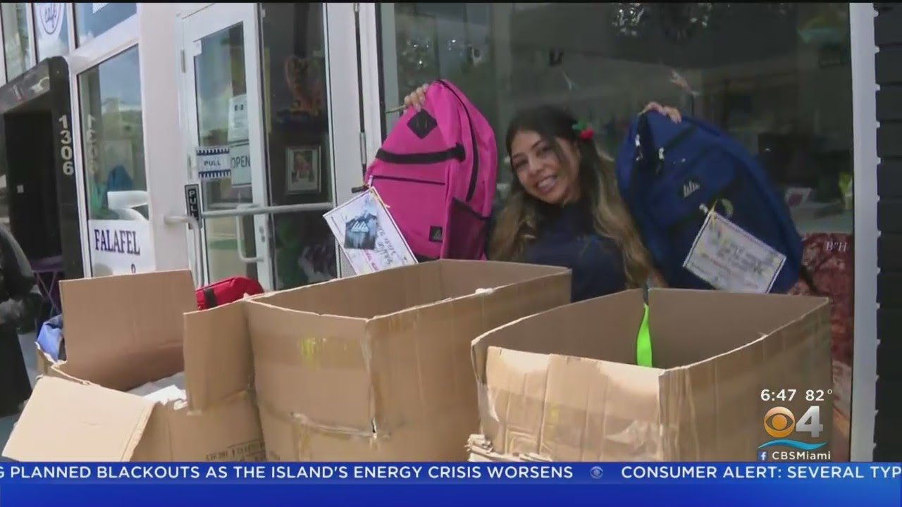 Back to school drive gave away a thousand backpacks with supplies