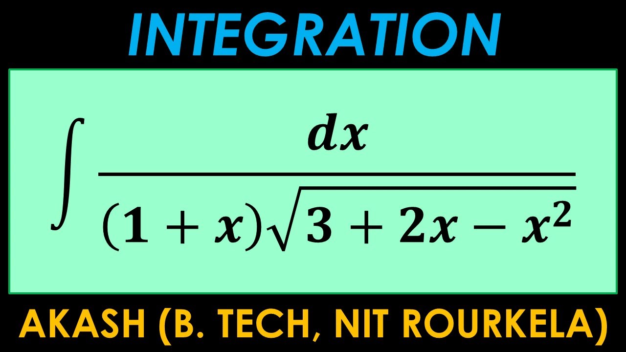 Integration 7 Marks Important Question 12 | 1/(1+x)√(3+2x-x^2)