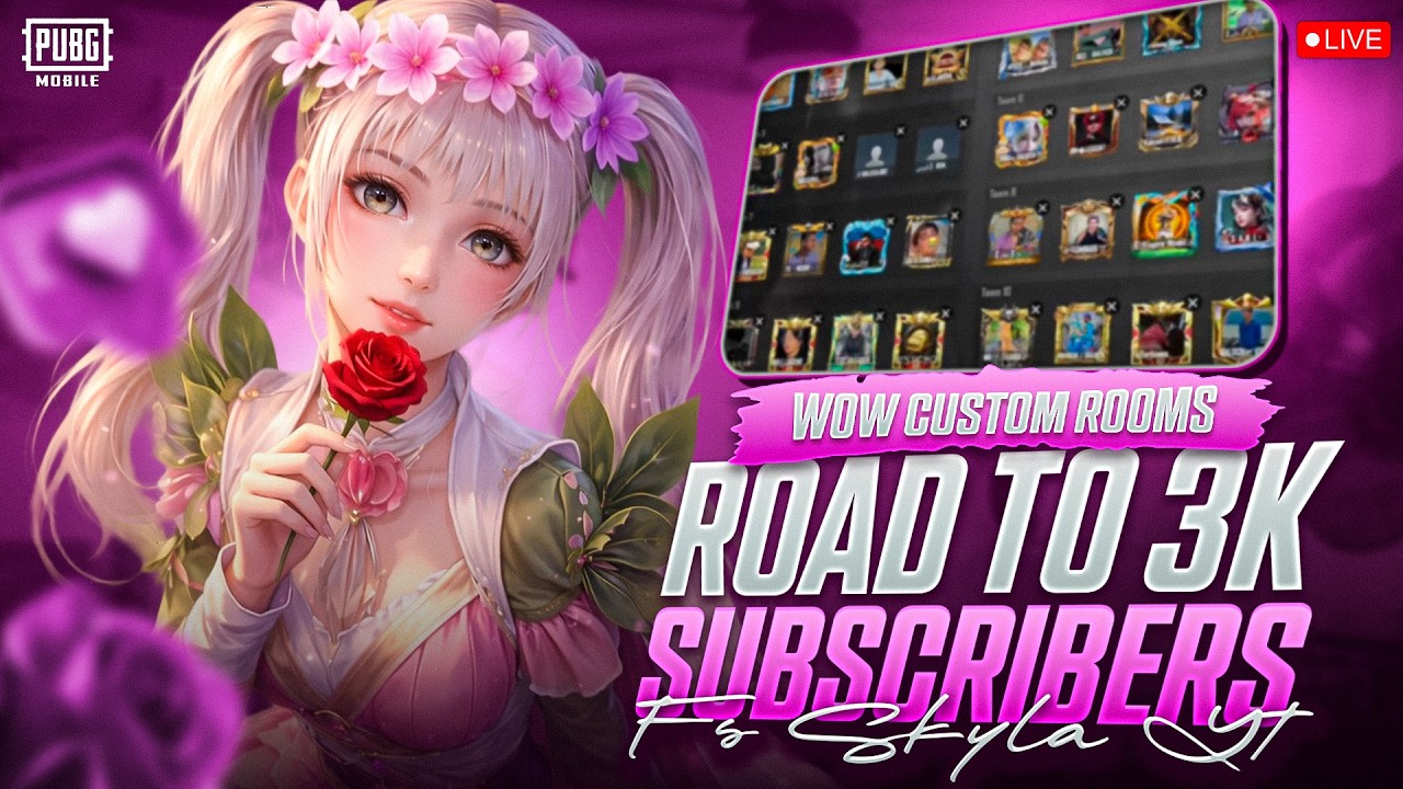 PUBG LIVE |UC WOW CUSTOM ROOMS💗✨#pubgmobile #pubgmnextstarprogram #pubgms28 #pubgm2026h1 #pubgmwow