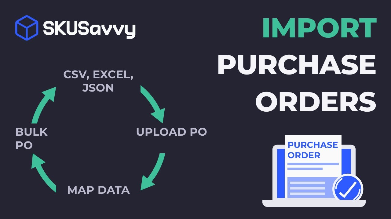 How to Upload Bulk Purchase Orders from SKUSavvy to Shopify