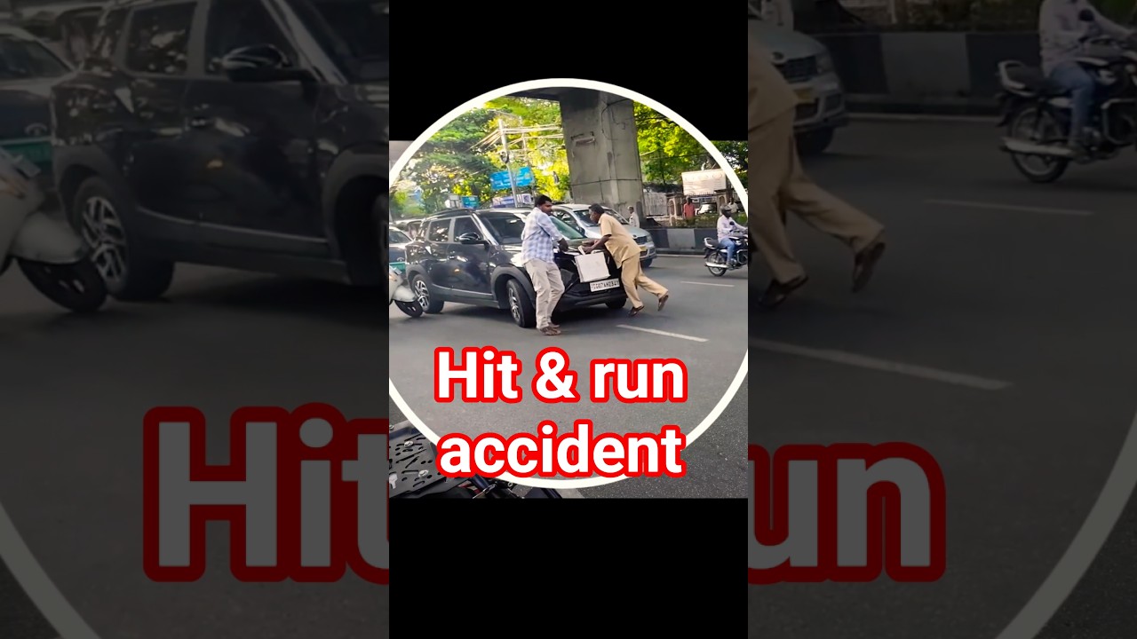 HIT & RUN ACCIDENT #trending #roadsafety #traffic #motovlog #travel #accident #ytshorts