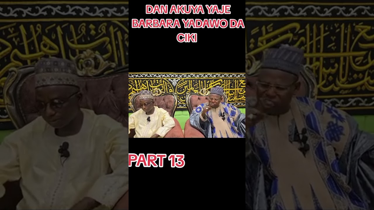 DAN AKUYA YAJE BARBARA YADAWO DA CIKI AMSAR TAMBAYOYI DAGA SHEIKH YAHAYA MASUSSUKA ALLAH YASA MUDACE