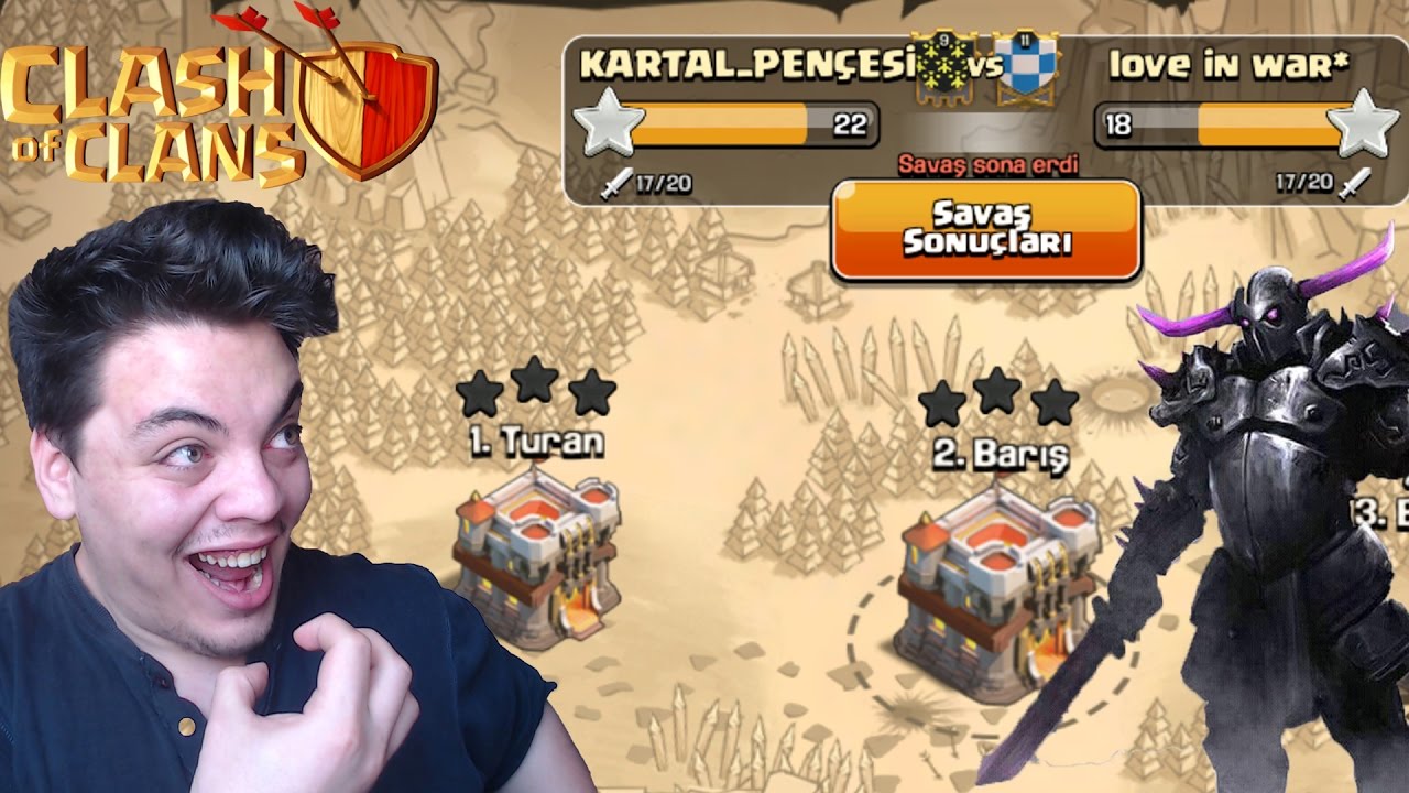 PEKKA Etkinliği ile RAHAT Klan Savaşı (%46 Show) Clash of Clans
