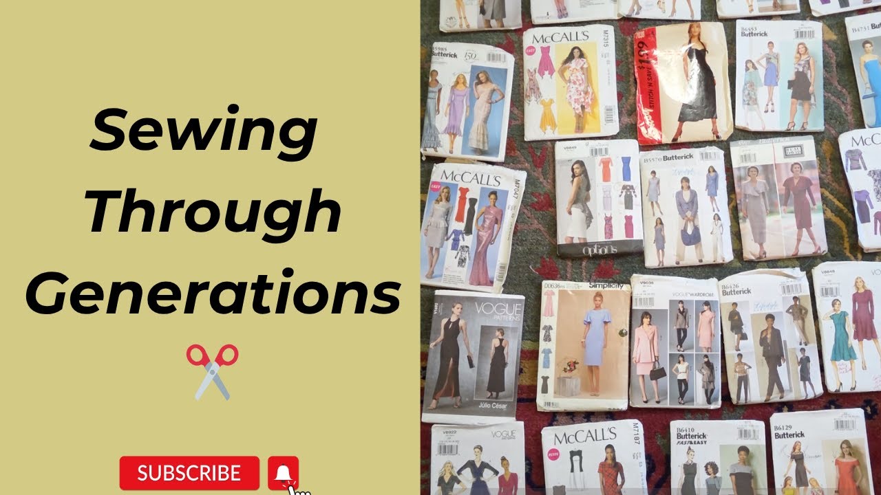 Unboxing a Lifetime of Vintage Sewing Patterns Haul Gift