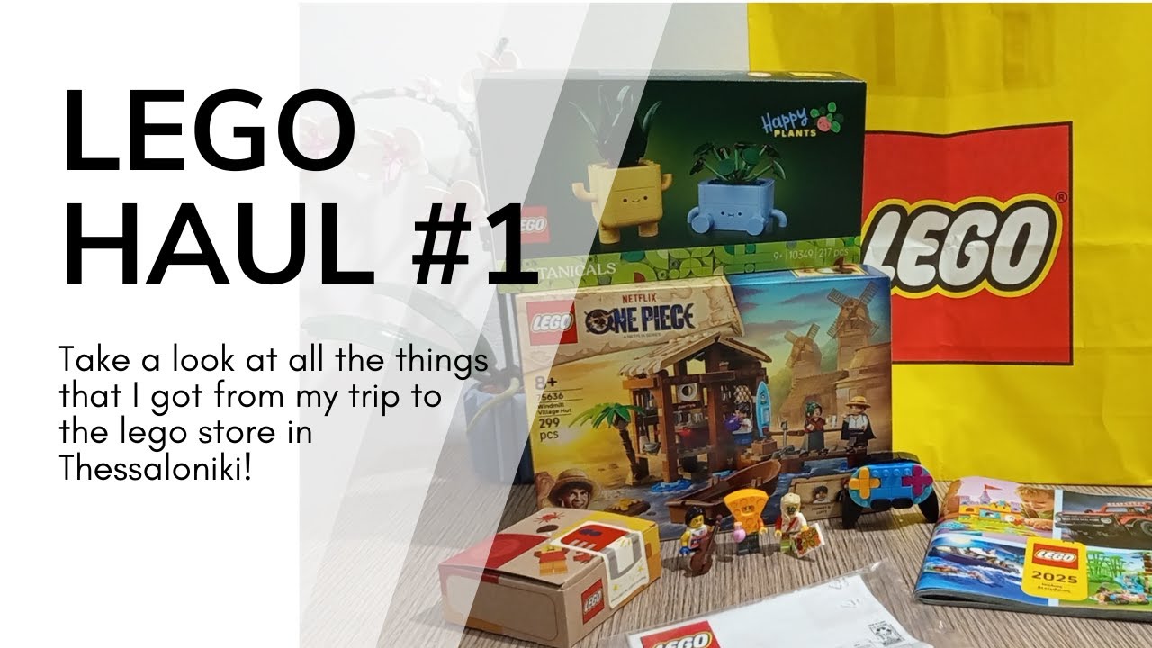 LEGO HAUL #1 | My Trip to the LEGO Store in Thessaloniki!