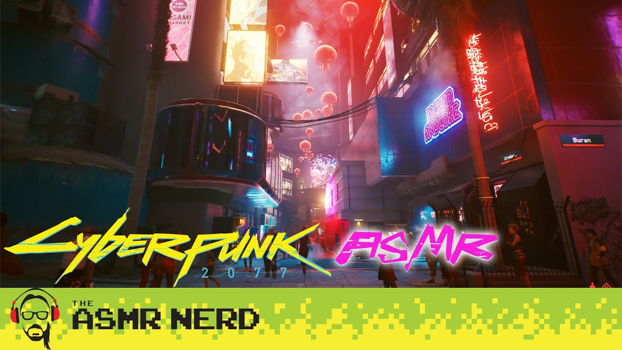Cyberpunk 2077 ASMR | Wandering in Night City: Sights & Sounds of Little China [whispering, 4K]