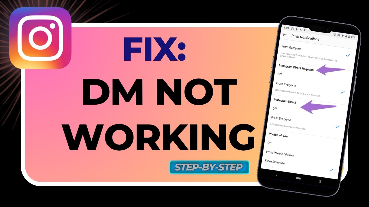 How to Fix Instagram DM Not Working (Fix Messages Not Sending & Loading Error!)