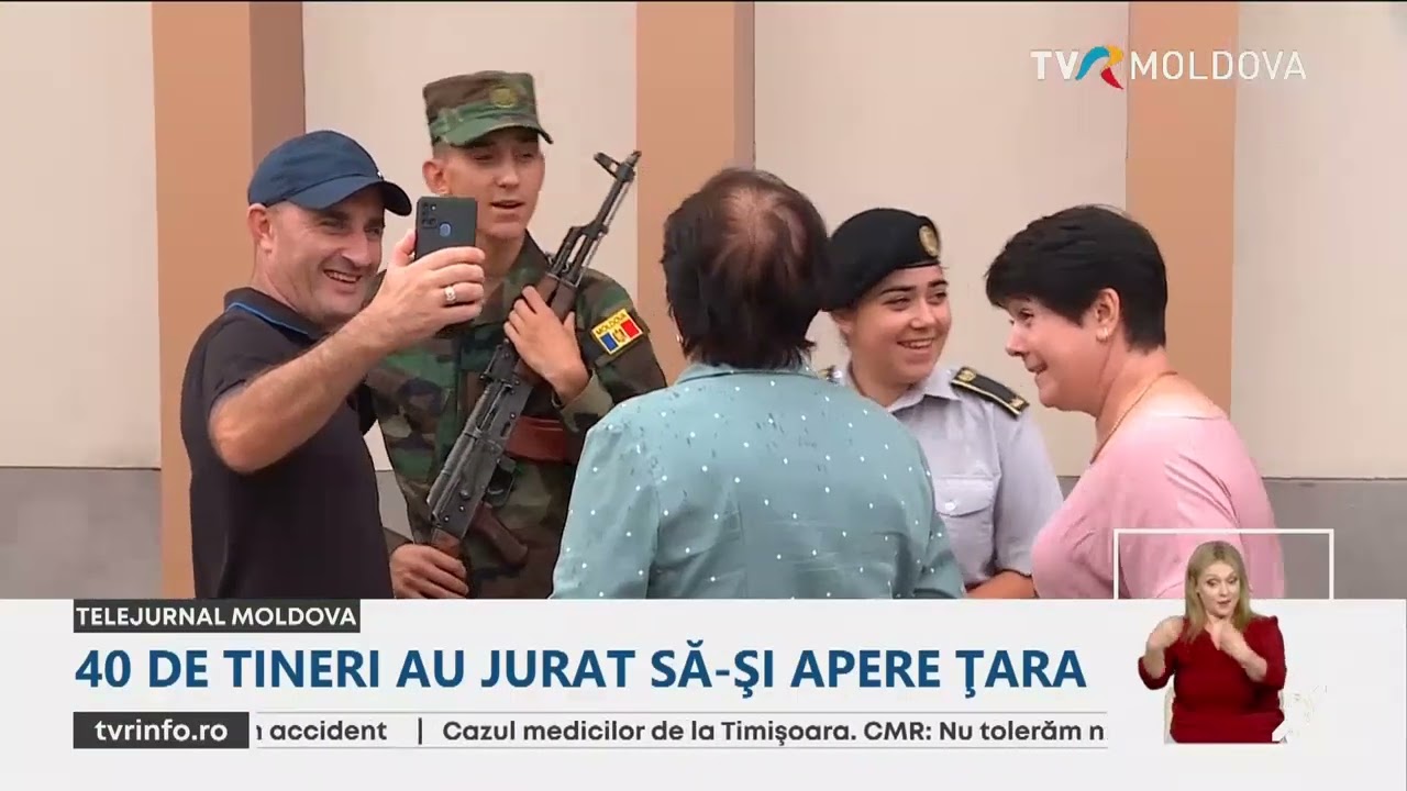 Tinerii admişi la Academia Militară 