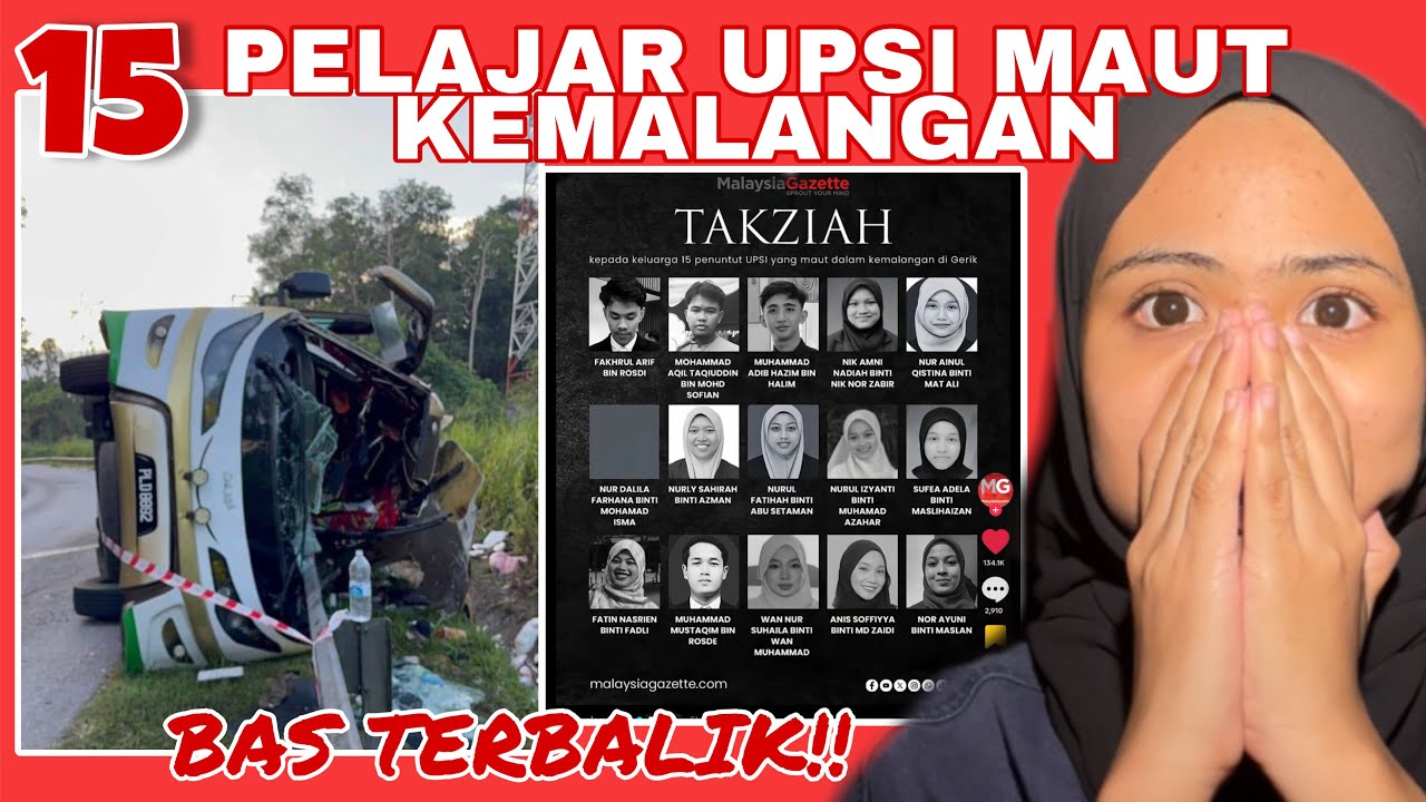 VIRAL BAS UPSI KEMALANG4N TERBALIK‼️ 15 PELAJAR TERKORB4N!!
