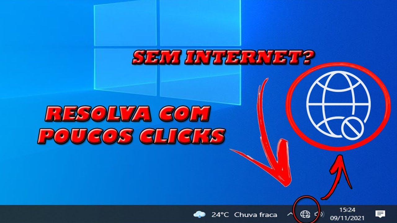 COMPUTADOR SEM INTERNET, N&Atilde;O RECONHECE CABO DE REDE, COMO RESOLVER
