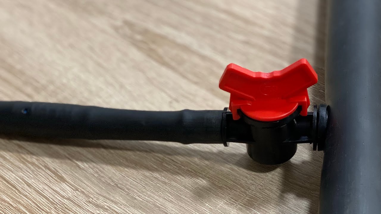 Csepegető cső csapos indító összeszerelése bordás/18mm duplaperemes gumigyűrűvel