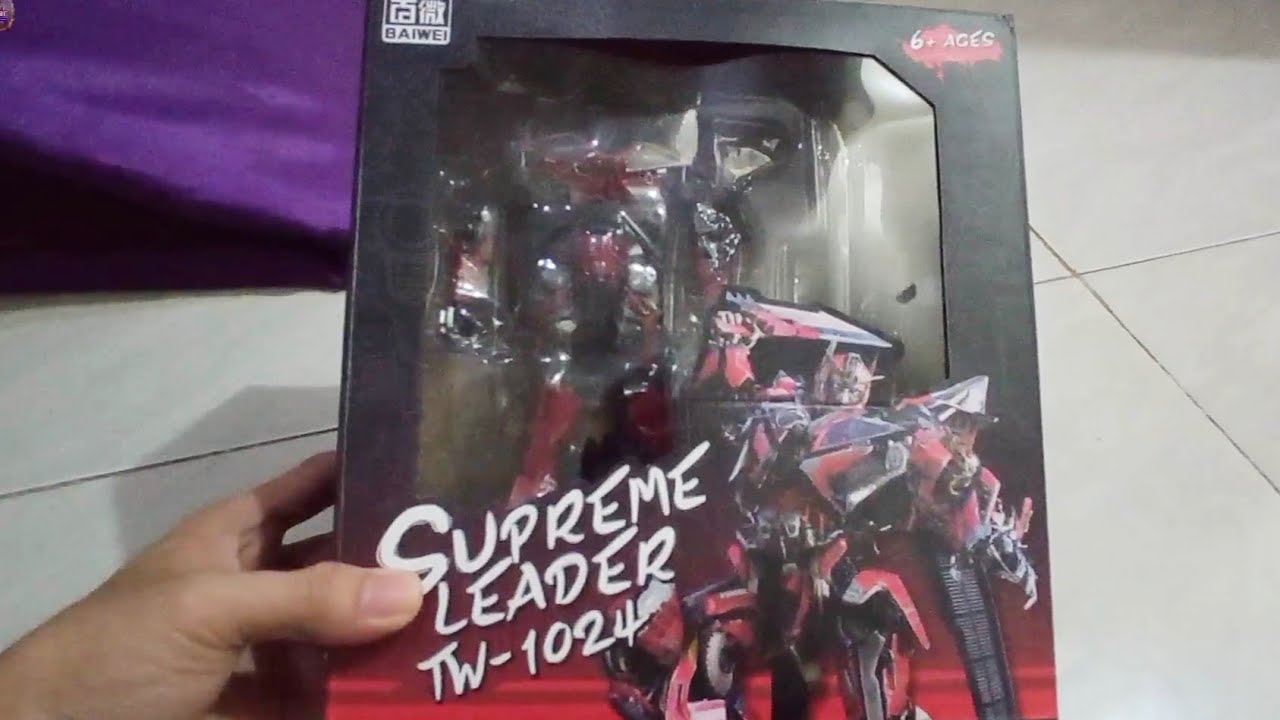 Unboxing TRANSFORMERS Sentinel Prime TW-1024 BAIWEI