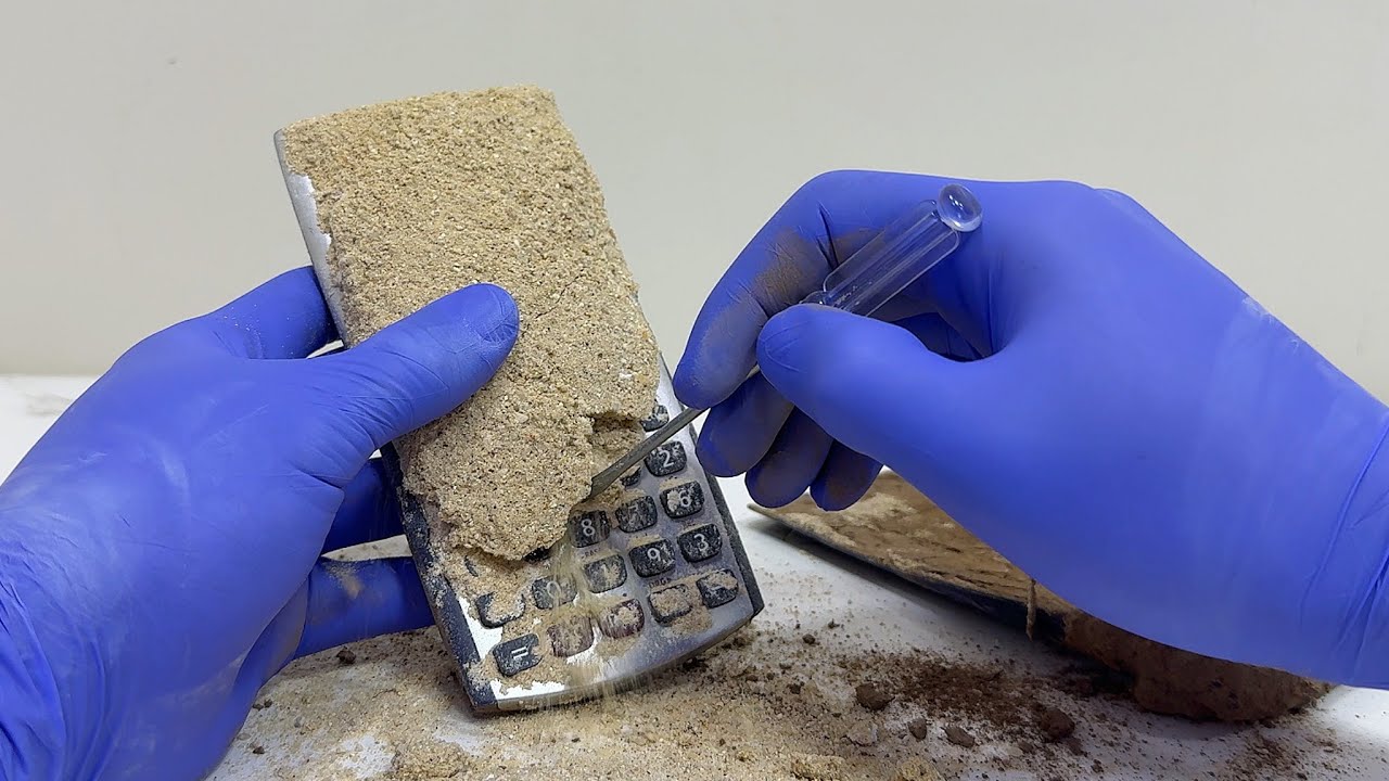 ASMR Cleaning old calculator - Huge Transformation