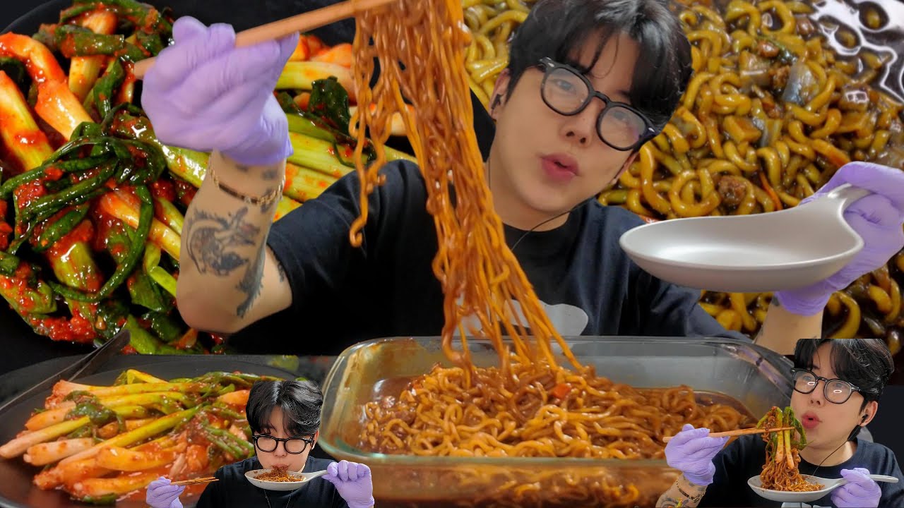[SUB] 짜파게티에 파김치 올린 이유… 끝까지 먹어봤습니다