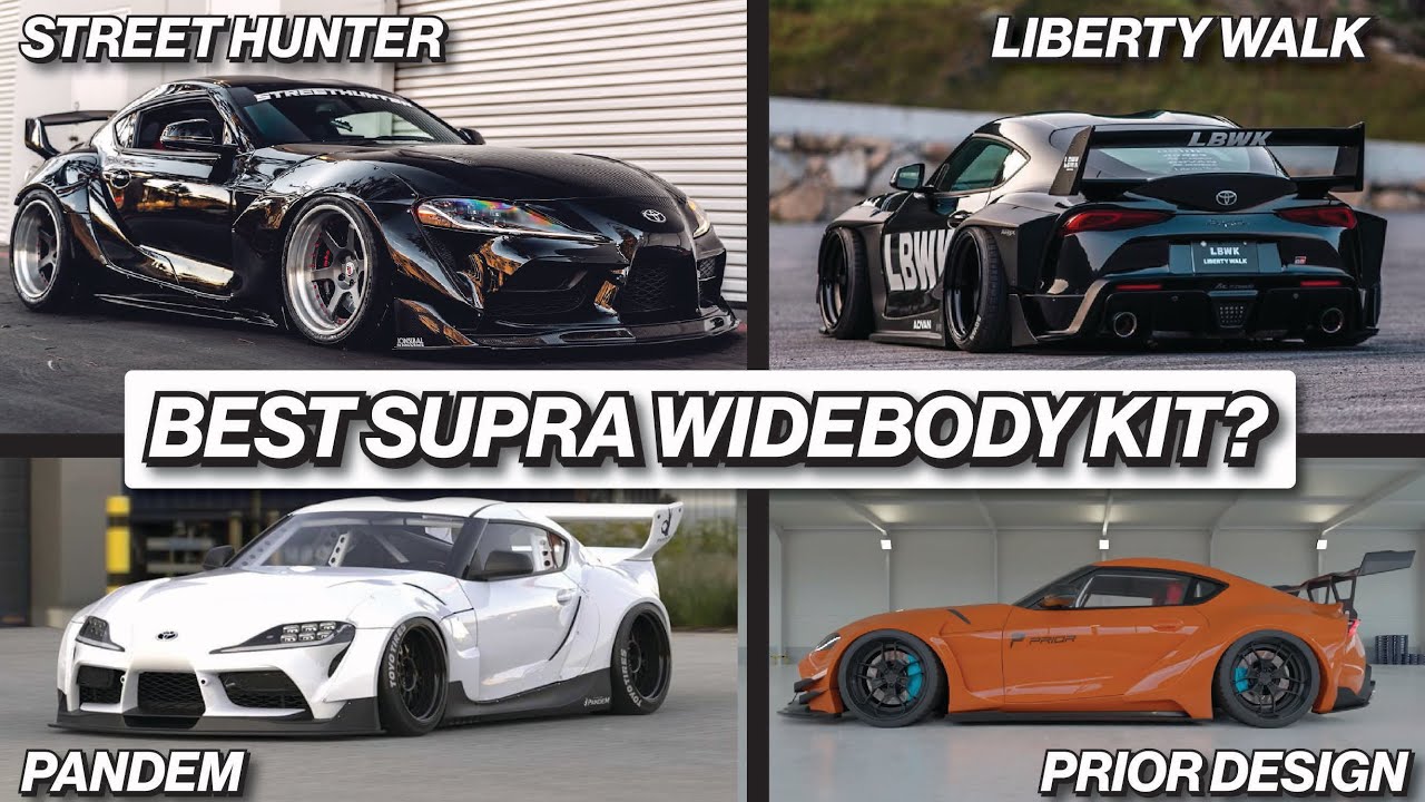 THE BEST WIDEBODY KITS FOR THE A90 SUPRA!