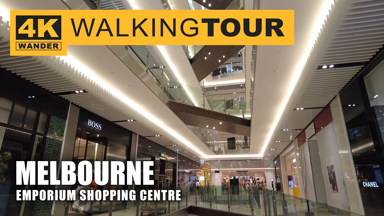 Emporium Shopping Centre Walking Tour in Melbourne, Australia (4K 60fps)