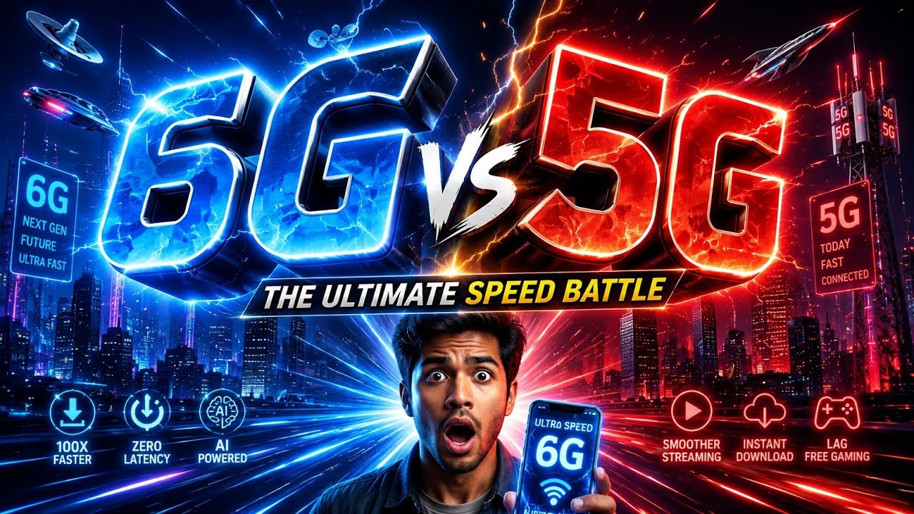 6G vs 5G: The Ultimate Speed Battle | Future Internet Explained