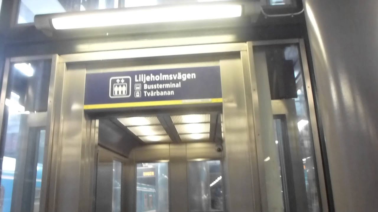 2x Schindler Hydraulic Elevators @ Liljeholmen Metro Station