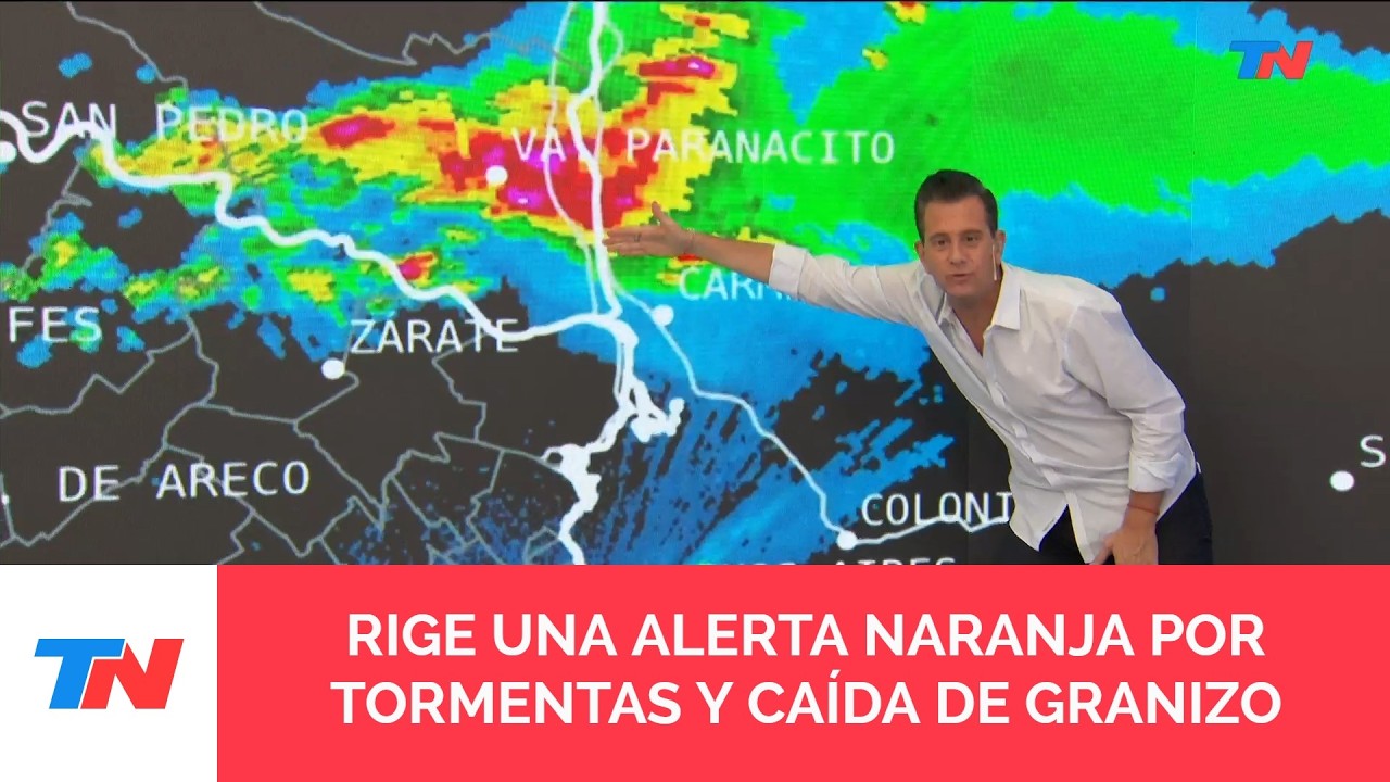 ALERTA NARANJA EN EL AMBA: se esperan tormentas severas, fuertes vientos y posibilidad de granizo